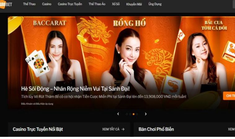 Giới thiệu 188Bet với các ưu điểm độc đáo hiện nay